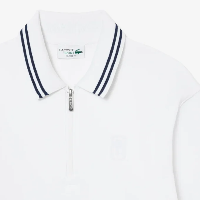 Sudadera con cremallera y cuello polo Tennis Heritage