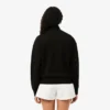 Sudadera con cremallera y insignia de corte holgado