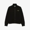 Sudadera con cremallera y insignia de corte holgado