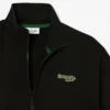 Sudadera con cremallera y insignia de corte holgado