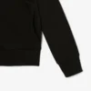 Sudadera con cremallera y insignia de corte holgado