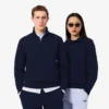 Sudadera con cuello alto y cremallera en relieve