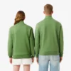 Sudadera con cuello alto y cremallera en relieve