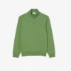Sudadera con cuello alto y cremallera en relieve