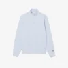 Sudadera con cuello alto y cremallera en relieve