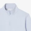 Sudadera con cuello alto y cremallera en relieve