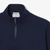 Sudadera con cuello alto y cremallera en relieve