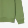Sudadera con cuello alto y cremallera en relieve