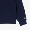 Sudadera con cuello alto y cremallera en relieve