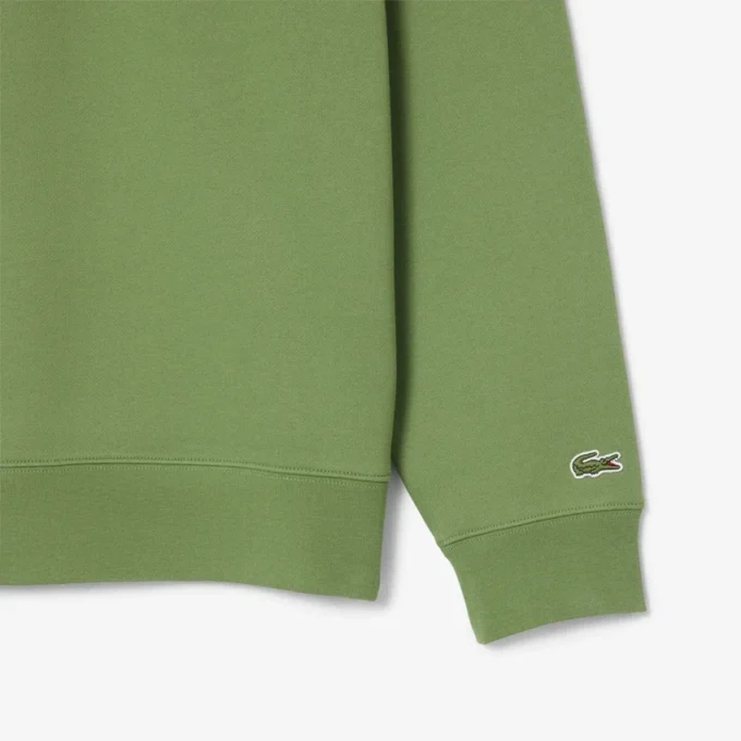 Sudadera con cuello alto y cremallera en relieve