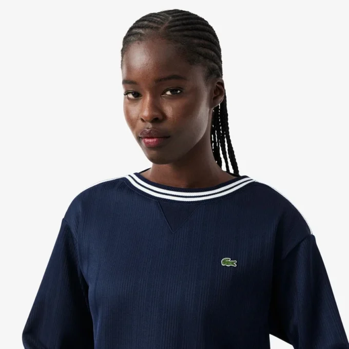 Sudadera con cuello barco fabricada en Francia