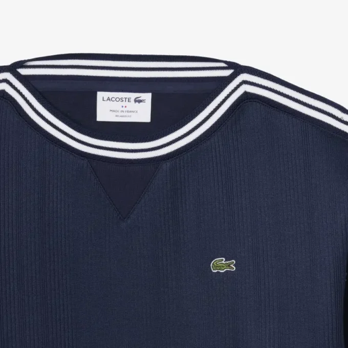 Sudadera con cuello barco fabricada en Francia