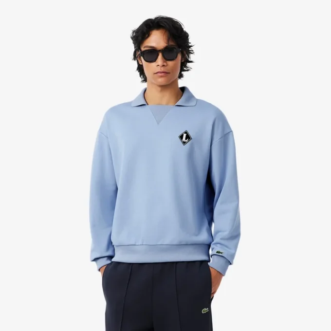 Sudadera con cuello polo fabricada en Francia