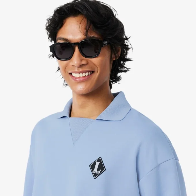 Sudadera con cuello polo fabricada en Francia