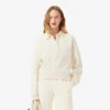 Sudadera con cuello polo para mujer