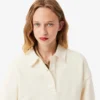 Sudadera con cuello polo para mujer