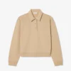 Sudadera con cuello polo para mujer