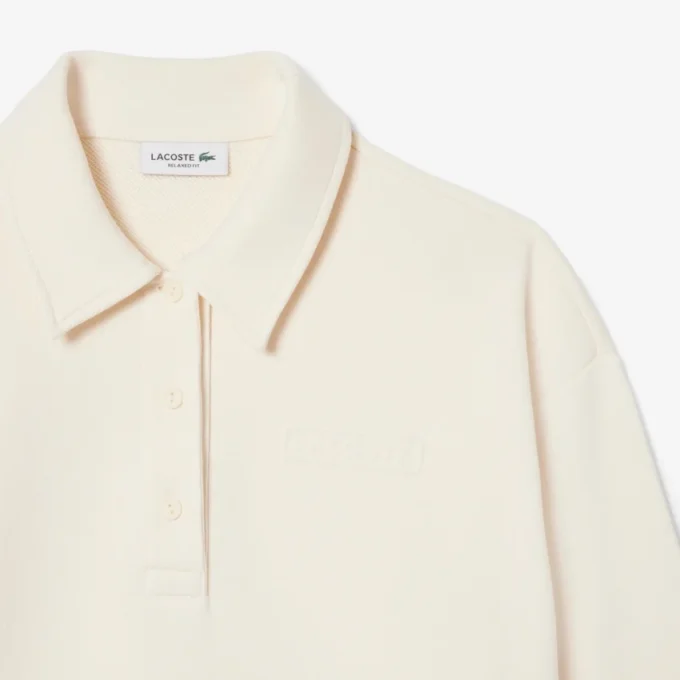 Sudadera con cuello polo para mujer