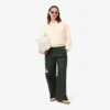 Sudadera con cuello polo para mujer