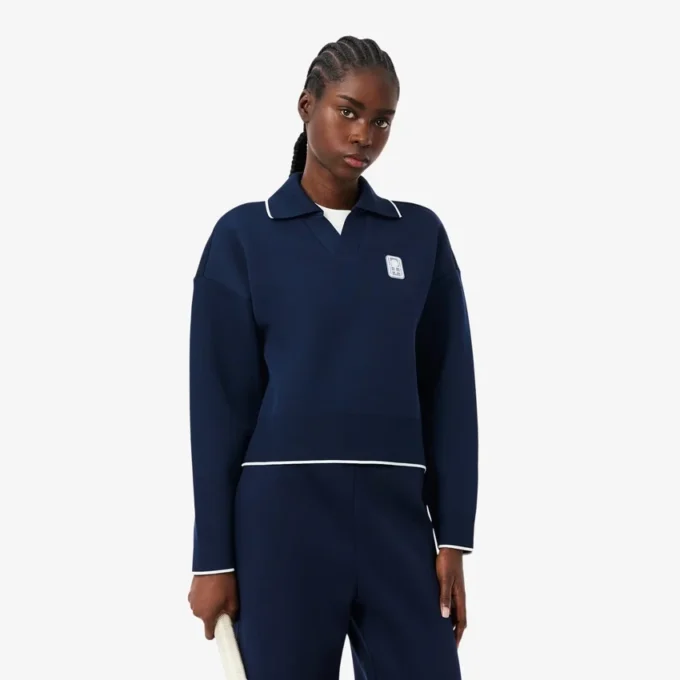 Sudadera con cuello polo Tennis Heritage