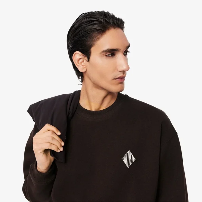 Sudadera con insignia de doble cara