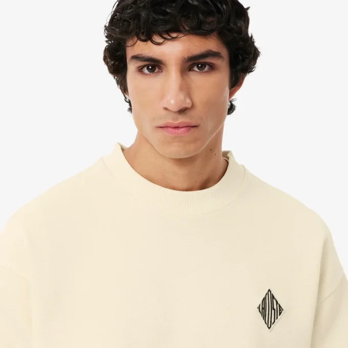 Sudadera con insignia de doble cara