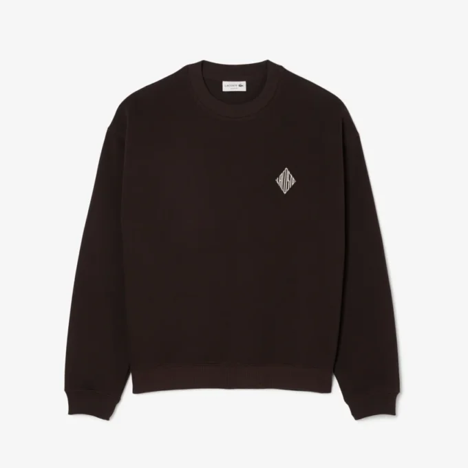 Sudadera con insignia de doble cara