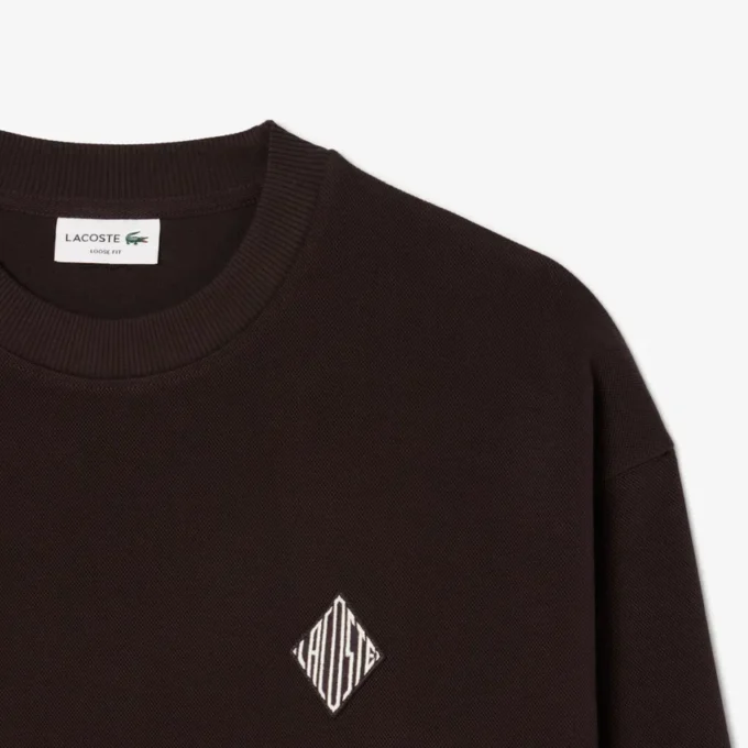 Sudadera con insignia de doble cara