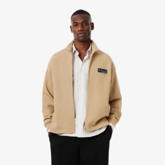 Sudadera de corte holgado con insignia exclusiva para hombre