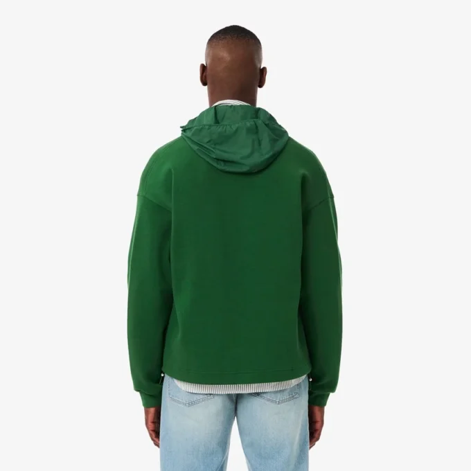 Sudadera de corte holgado con insignia exclusiva para hombre