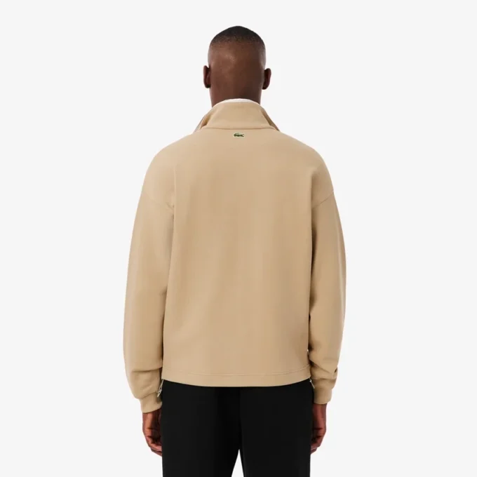 Sudadera de corte holgado con insignia exclusiva para hombre