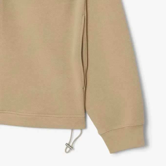 Sudadera de corte holgado con insignia exclusiva para hombre