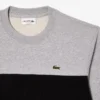 Sudadera de cuello redondo con bloques de color para hombre