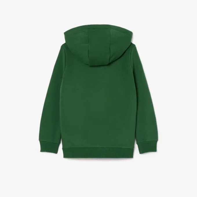 Sudadera de cuello redondo de felpa para niño