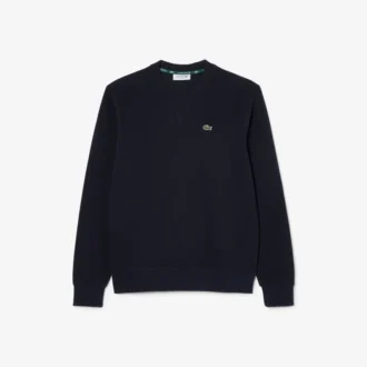 Sudadera de cuello redondo de piqué de corte holgado para mujer