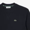 Sudadera de cuello redondo de piqué de corte holgado para mujer