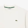 Sudadera de cuello redondo de piqué de corte holgado para mujer