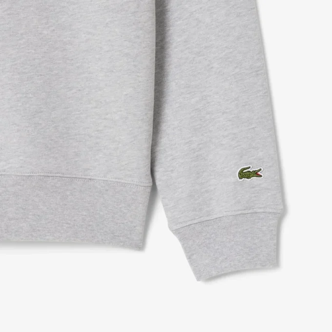 Sudadera de cuello redondo estampada de corte clásico para hombre