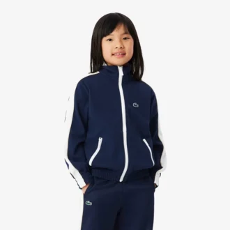 Sudadera de deporte de piqué interlock con cremallera