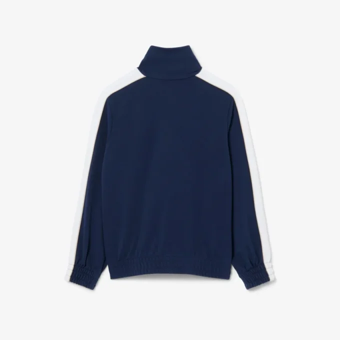 Sudadera de deporte de piqué interlock con cremallera