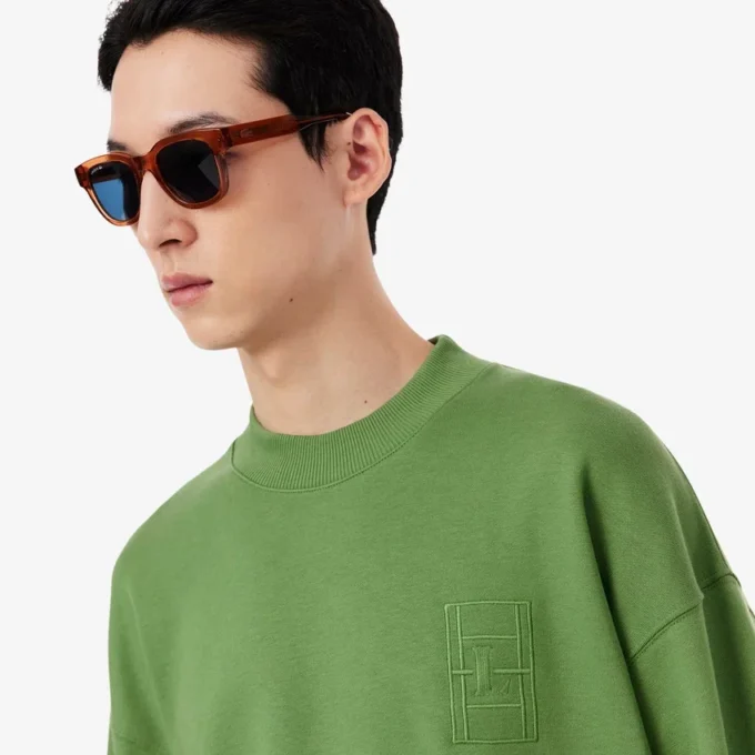 Sudadera de felpa bordada