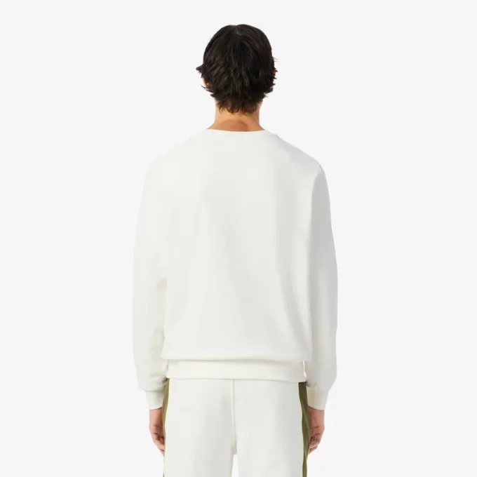 Sudadera de felpa con bloques de color para hombre
