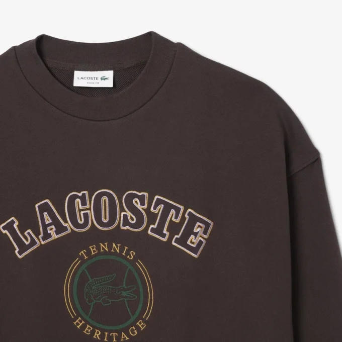 Sudadera de felpa con bordado Heritage para hombre