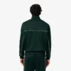 Sudadera de felpa con cremallera y efecto satinado para hombre