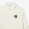 Sudadera de felpa con cuello polo de corte holgado para hombre