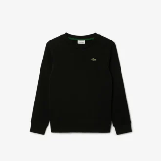 Sudadera de felpa con cuello redondo para niña