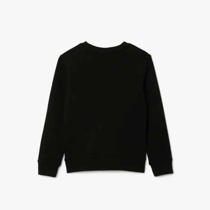 Sudadera de felpa con cuello redondo para niña
