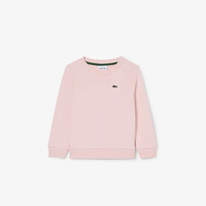 Sudadera de felpa con cuello redondo para niño