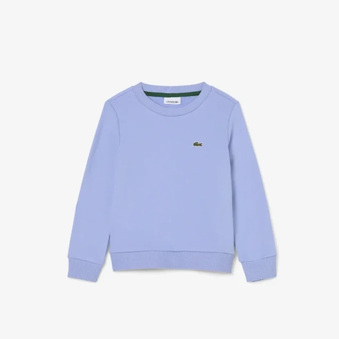 Sudadera de felpa con cuello redondo para niño