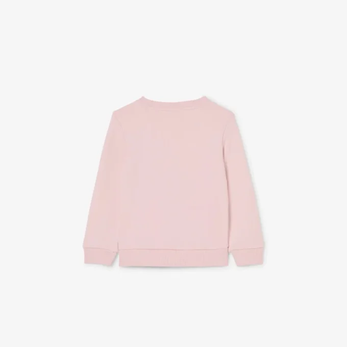 Sudadera de felpa con cuello redondo para niño